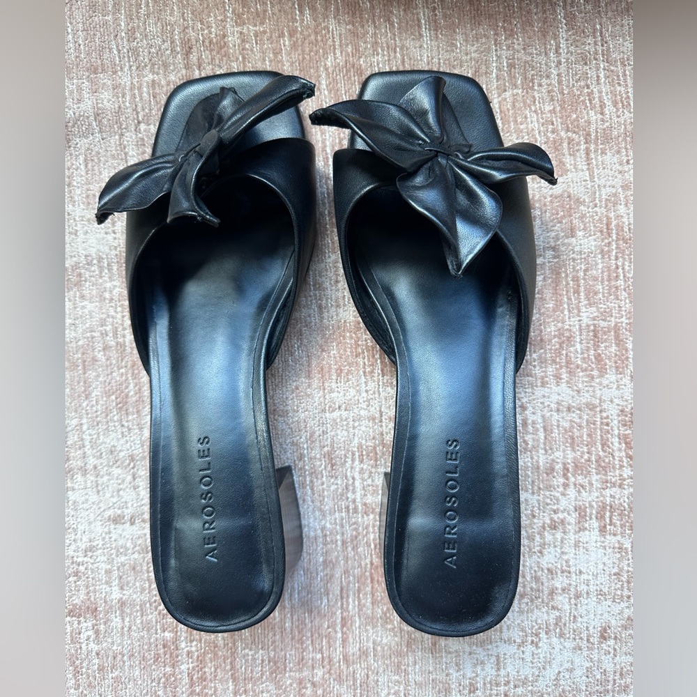 Aerosoles Block Heel Slide Size 8 - image 2